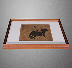 印江书画装裱配框服务案例